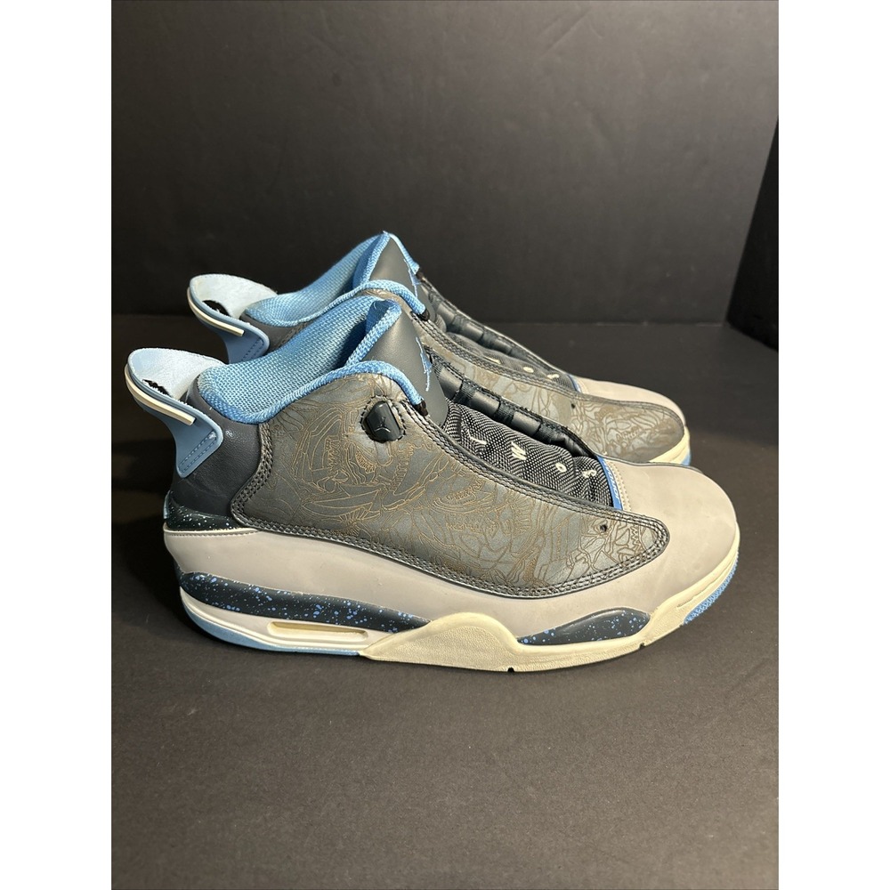 Nike Air Jordan Dub Zero 311046-007 Wolf Grey University Blue Sz 8.5 (No Laces)